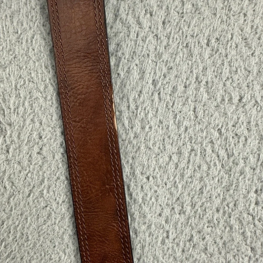 Dickies Belt Mens Size 38/95 Brown PU Coated Faux Leather Casual Workwear